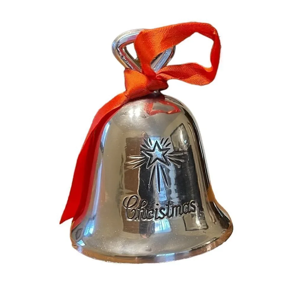 Vintage 70s Raimond Stainless Steel Christmas Bell